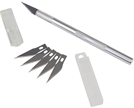 Bianyo Detail Pen Knife with 5 Interchangeable Sharp Blades