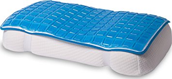 Cooling Pillow Mat - Soft Gel Chill Pad to Reduce Headaches, Night Sweats or Fevers by Mindful Design (Queen)
