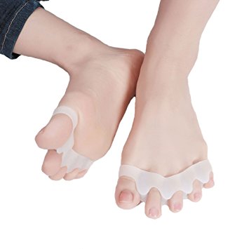 Gel Toe Separators Toe Straightener Toe Stretchers for Women and Men - Eda House in Shoe Toe Spacer