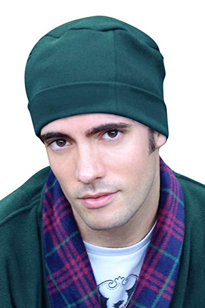 Mens Sleep Cap - 100% Cotton Night Cap for Men - Sleeping Hat
