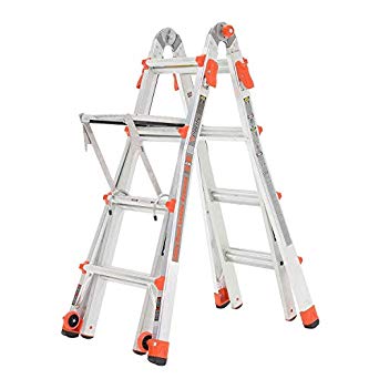 Little Giant Ladder Systems 17' Aluminum Multi Position Ladder w/Work Platform