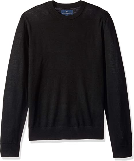 Buttoned Down Men's Italian Merino Wool Lightweight Cashwool Crewneck Sweater