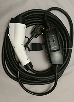 Level 2 Portable Electric Vehicle Charger 16Amp 10-30Plug (Dryer Plug) Uses common 30Amp 240Volt Outlet Duosida Brand WORKS WITH MOST US ELECTRIC & PHEV VEHICLES