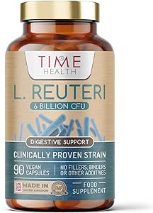 New: High Strength Lactobacillus Reuteri Probiotic – 6 Billion CFU – 90 Capsules – Advanced Shelf Stable L Reuteri – Research-Backed Strain – Vegan – GMP – UK Made Supplement