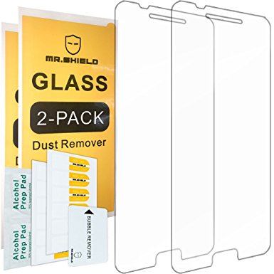 [2-PACK]-Mr Shield For HTC One A9 [Tempered Glass] Screen Protector with Lifetime Replacement Warranty