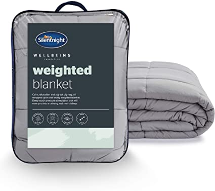 Silentnight Weighted Blanket 6.8kg for Adults relieves Stress and Anxiety 152 x 203cm