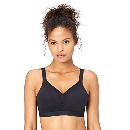 Amazon Brand - Core 10 Women's (A-H Cup) Full Figure All Day Comfort Adjustable  Adjustable Sports Bra