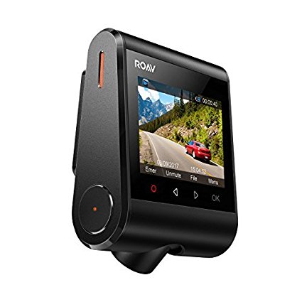 Anker Roav Dash Cam, Dashboard Camera Recorder with Sony Exmor Sensor, 2.4” LCD, 1080P FHD, 4-Lane Wide-Angle View Lens, Built-In WiFi, G-Sensor, WDR, Loop Recording, Night Mode, 2-Port Car Charger