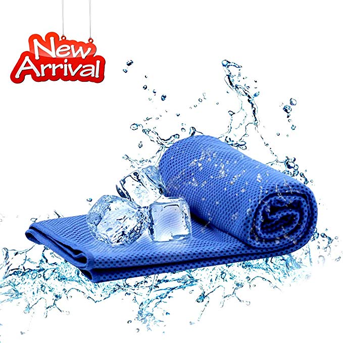 Summer Cooling Towel - Sport Fitness Instant Cool Down Neck Towels for Women Men Kids | Instant Relief for Kids Hot Flashes Cold Hot Therapy