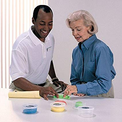 Sammons Preston Therapy Putty for Physical Therapeutic Hand Exercises, Flexible Putty for Finger and Hand Recovery and Rehabilitation
