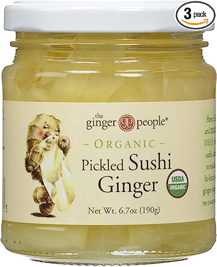Ginger People, Pickled Sushi Ginger, 6.7 oz (3 Pack)