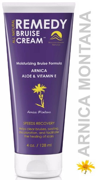 Remedy Bruise Cream Organic Arnica Montana Aloe Shea Butter and Vitamin E Speeds up Recovery of Bruises and Scars 100 Natural Arnica Cream Dermatologist Recommended Large 4 oz