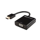 Cable Matters 113046 Active HDMI to VGA Adapter with Micro-USB Power Black