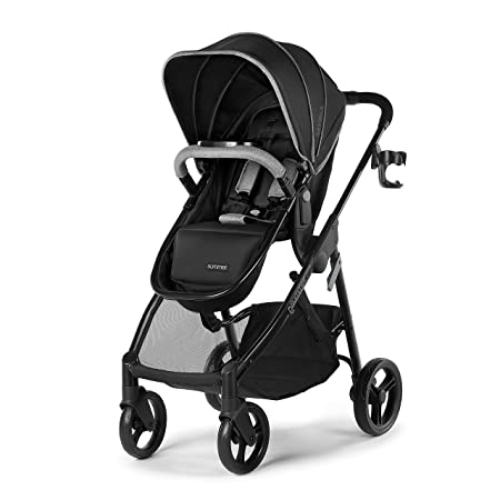 Summer Myria Modular Stroller, Onyx Black – Car Seat Compatible, Lightweight Stroller with Convenient Features