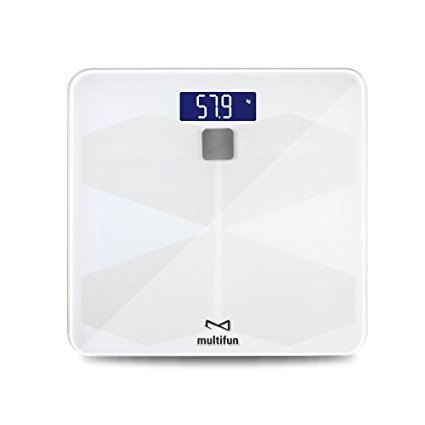 multifun Body Fat Scale Bluetooth Step-On Technology Body Composition Monitor Tempered Glass Platform with Smartphone App for Healthy Weight Loss Tracking Body Fat Analyzer