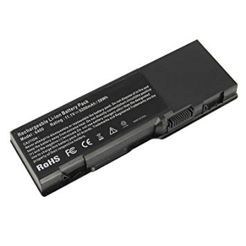 AC Doctor INC 5200mAh Black Battery Replacement for Dell Inspiron 6400 E1505 1501 laptop battery KD476 GD761 6-Cell New