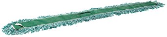 Rubbermaid Commercial FGJ85800 Microfiber Loop Dust Mop, 60" Length x 5" Width, Green