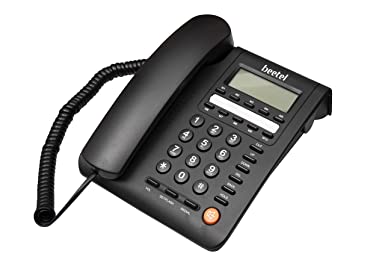 Beetel M59 CLI Corded Phone (Black)