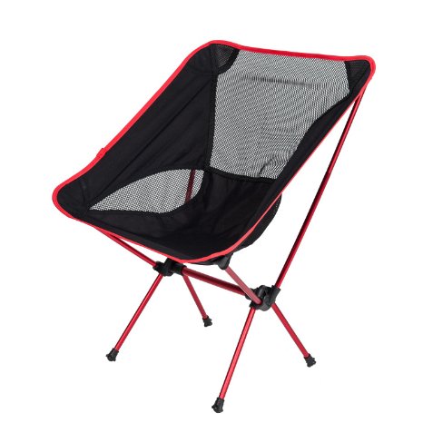 Camp Solutions One Camp Chair144 LBS -Outdoor Folding Ultra-light Portable with a Carrying Bag