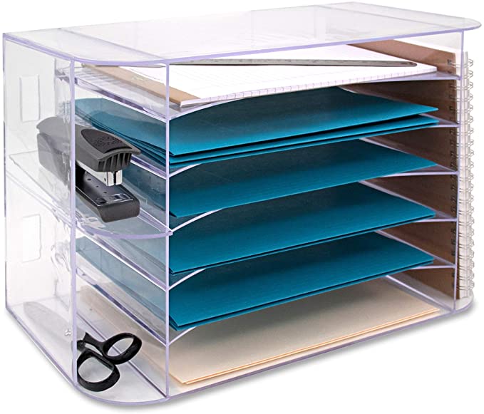 Business Source 6-tray Jumbo Desk Sorter