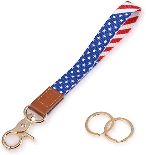 Wristlet Strap for Key, Hand Wrist Lanyard Key Chain Holder (L)