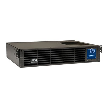 Tripp Lite 1000VA Sine Wave UPS Battery Backup, LCD, 700W AVR Line-Interactive, 2U Rackmount, USB, DB9 (SMC10002URM)