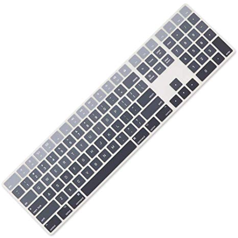 All-inside Ombre Gray Cover for Apple iMac Magic Keyboard with Numeric Keypad MQ052LL/A A1843 US Layout