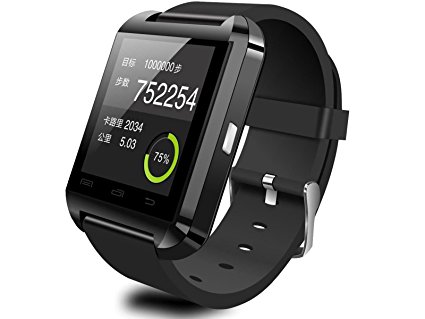 Homego Bluetooth Wrist Smart Watch Mate Handsfree Call For Smartphones Outdoor Sports Pedometer Stopwatch