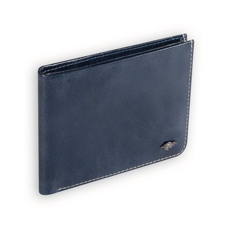 Super Mens Wallet , Ikepod Silm Down Wallet [RFID/NFC Blocking   Slim Stitching !] [ Made in Italy // Top Leather]
