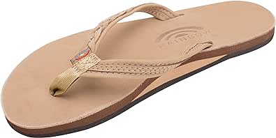 Rainbow Sandals Madison - Single Layer Arch Support with a Braid on a 1/2" Narrow Strap