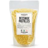 Certified Organic Beeswax Pellets by Better Shea Butter - Premium Quality Ingredient for DIY Skin Care - Filtered Clean Yellow - Average Pastilles Size is 3mm - 1LB 16 oz