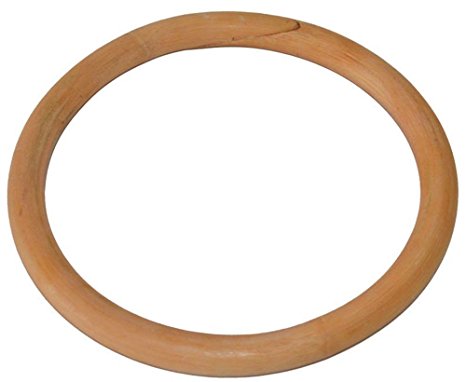 YEESAM Deluxe Wing Chun Training Ring - Bamboo Rattan / Stainless Ring Yongchun Yewen Sau Sticky Hand Leg Strength Training Tsun Siu Lum Kung Fu Rings Taiji