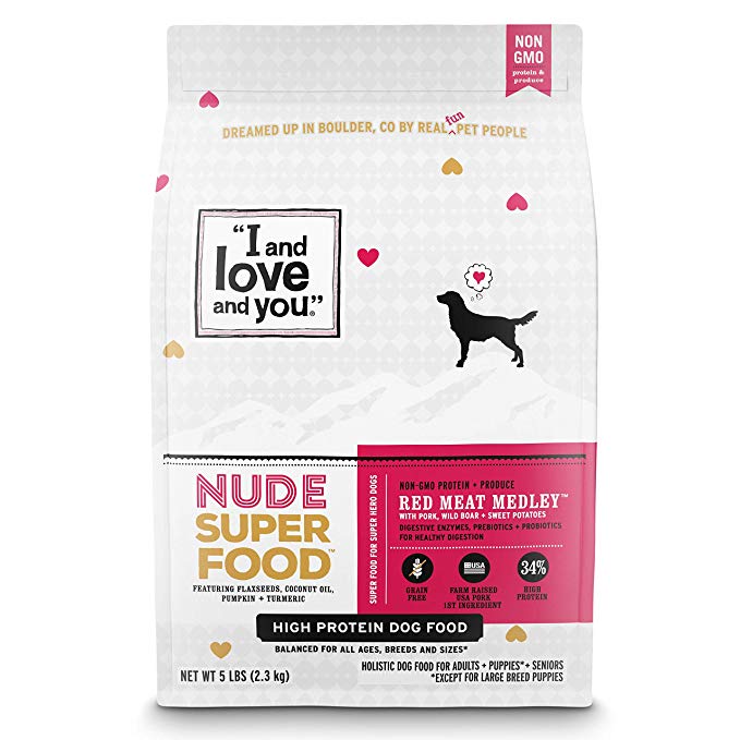 I and Love and You Nude Food, Natural Grain Free Dog Food