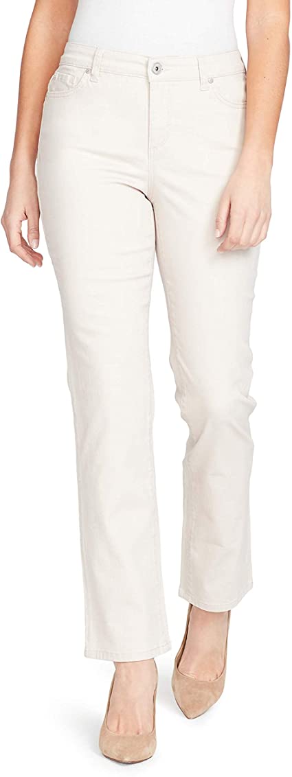 Gloria Vanderbilt Women's Mandie Signature Fit High Rise Straight Leg Jean