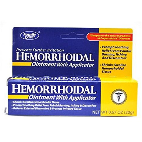 Family Care Hemorrhoidal Ointment with Applicator
