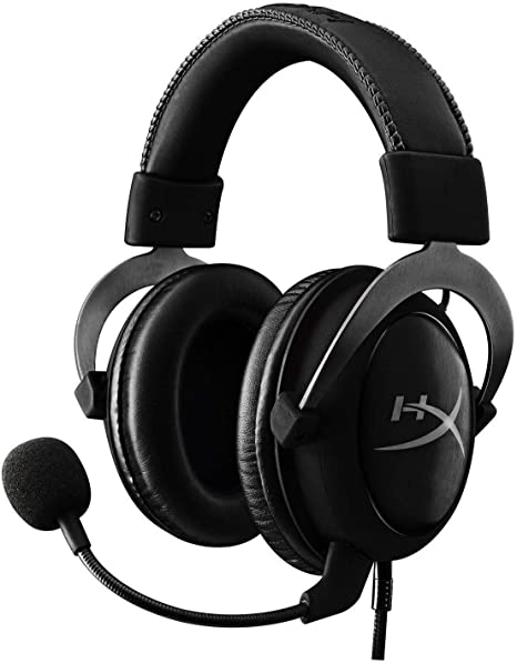 HyperX Cloud II Gaming Headset - 7.1 Surround Sound - Memory Foam Ear Pads - Durable Aluminum Frame - Works with PC, PS4, PS4 PRO, Xbox One, Xbox One S - Gun Metal (KHX-HSCP-GM)