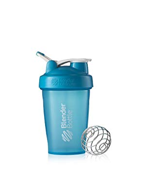 BlenderBottle Classic Loop Top Shaker Bottle, Aqua, 20-Ounce