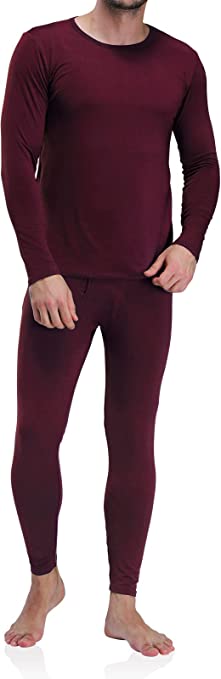 MRIGNT Men's Thermal Underwear Long Johns Set with Fleece Lined