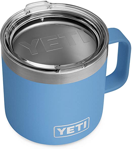 YETI Rambler 14 oz Mug, Stainless Steel, Vacuum Insulated with Standard Lid