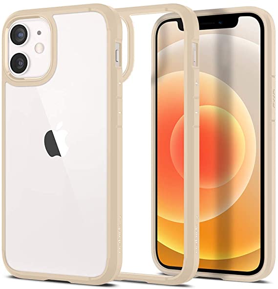 Spigen Ultra Hybrid Designed for Apple Apple iPhone 12 Mini Case (2020) - Sand Beige