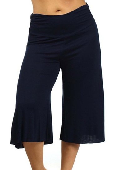 Plus Size Women's Gaucho Pants Capris Made in the USA 1XL, 2XL , 3XL