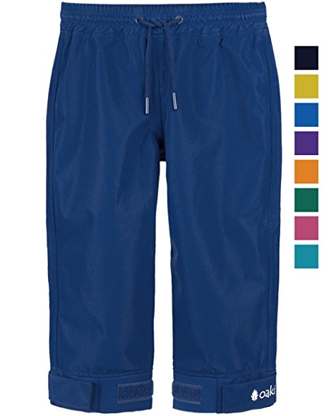 Oakiwear Kids' Trail Rain Pants | Black, Blue, Purple, Hot Pink, Orange, Green, Navy Blue, Yellow