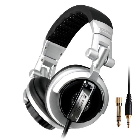 Somic ST-80 Professional Monitor Music Meadset Hifi Subwoofer Enhanced Super Bass Noise-Isolating DJ Headphone(Silver)
