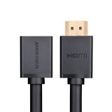 Ugreen High Speed HDMI Male to Female Extension Extender adapter Cable Gold Plated Supports 1080P and 3D for Blu Ray Player3D Television Roku Boxee Xbox360 PS3 Apple TV 15ft05m