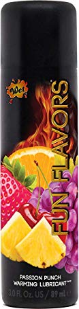 Wet Passion Fruit Flavored Lube, Fun Flavors 4 in 1 Warming Water Based Flavored Lubricant, 4.1 Ounce