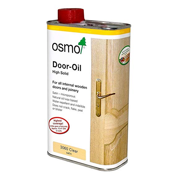 Osmo Wooden Door Oil - 3060 Satin Clear -1 Litre