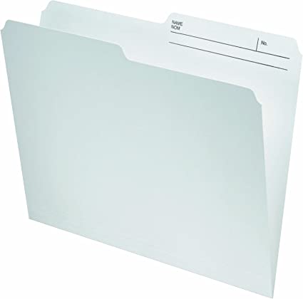 Pendaflex File Folder, 1/2 Cut Tab, 10-1/2 pt, Letter, Ivory, Box of 100 (R413)