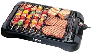 Pansonite HPS-SG3 200-Square-Inch Electric Indoor Barbeque Grill, Black