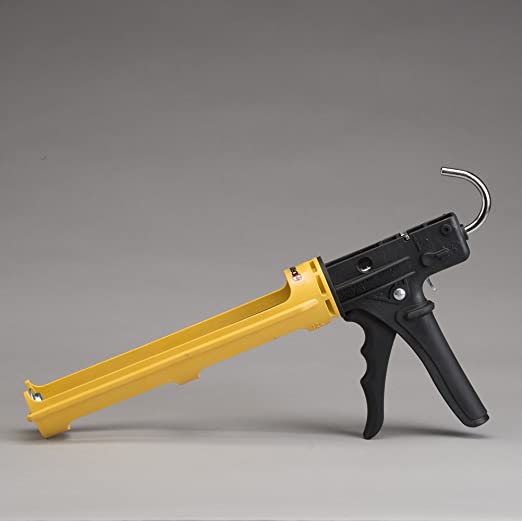 Dripless ETS3000EL 13 oz. 18:1 Ratio Drip Composite Caulk Gun, Yellow