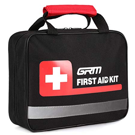 GRM 465 Pieces First Aid Kit for Home Office School Car Hiking Camping